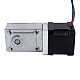 Motor paso a paso Nema 17 L=39mm 1.68A Relación de engranaje 40:1 Geabox de gusano cuadrado - 17HS15-1684S-WG40 | StepperOnline