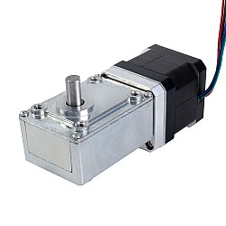 Motor paso a paso Nema 17 L=39mm 1.68A Relación de engranaje 40:1 Geabox de gusano cuadrado