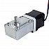 Motor paso a paso Nema 17 L=39mm 1.68A Relación de engranaje 40:1 Geabox de gusano cuadrado
