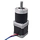 Motor Nema 17 L = 48 mm Relación de transmisión 50: 1 Reductor planetario de alta precisión
