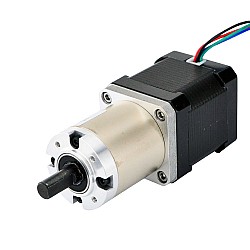 Motor paso a paso Nema 17 Bipolar L=48mm con relación de transmisión 100:1 Reductor planetario