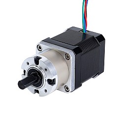 Motor paso a paso Nema 17 Bipolar L=48mm con relación de transmisión 5:1 Reductor planetario