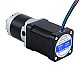 Motor paso a paso Nema 17 bipolar L=60mm w/ con caja de cambios planetaria serie MG relación de reducción 100:1 - 17HS24-2104S-MG100 | StepperOnline