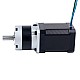 Motor paso a paso Nema 17 bipolar L=60mm w/ con caja de cambios planetaria serie MG relación de reducción 5:1 - 17HS24-2104S-MG5 | StepperOnline