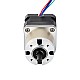 Motor pasoA paso Nema 17 Bipolar L=33mm con relación de transmisión 27:1 Reductor planetario Motor pasoA paso Nema 17 Bipolar L=33mm con relación de transmisión 27:1 Reductor planetario