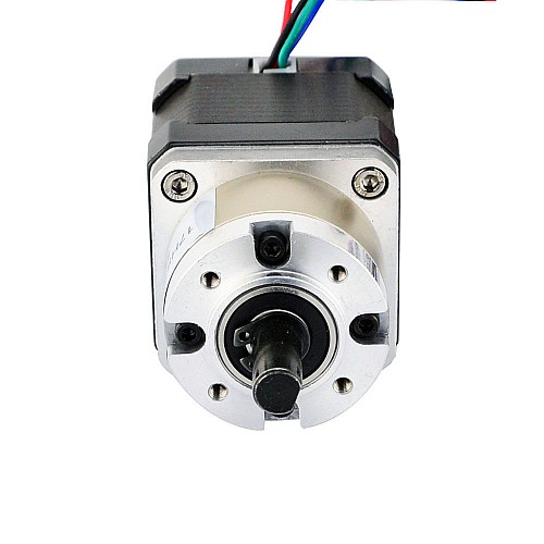Motor pasoA paso Nema 17 Bipolar L=38mm con relación de transmisión 5:1 Reductor planetario