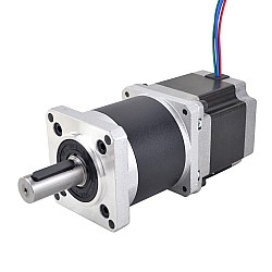 Motor de doble eje Nema 23 L=55mm Relación de transmisión 50:1 Reductor planetario de alta precisión
