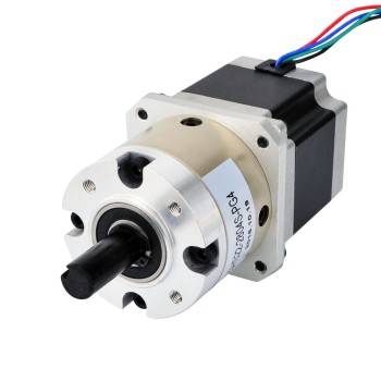 Motor paso a paso Nema 23 Bipolar L=56mm con relación de transmisión 4:1 Reductor planetario