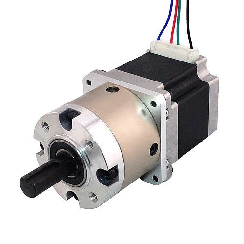 Motor Nema 23 Bipolar L=56mm con relación de transmisión 4:1 Reductor planetario y conector pin Motor Nema 23 Bipolar L=56mm con relación de transmisión 4:1 Reductor planetario y conector pin