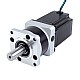 Motor paso a paso Nema 23 L=76.5mm Relación de transmisión 4:1 Reductor planetario de la serie MG - 23HS30-2904S-MG4 | StepperOnline