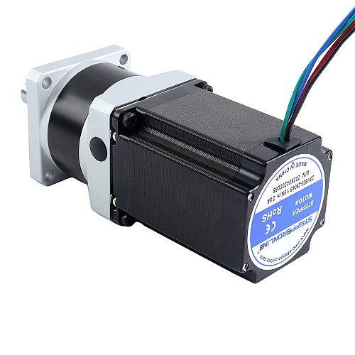 Motor paso a paso Nema 23 L=76.5mm Relación de transmisión 4:1 Reductor planetario de la serie MG - 23HS30-2904S-MG4 | StepperOnline