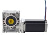 Motor Nema 23 L=113mm Relación de transmisión 20:1 Caja de engranajes helicoidales NMRV30