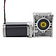 Motor Nema 23 L=113mm Relación de transmisión 20:1 Caja de engranajes helicoidales NMRV30 Motor Nema 23 L=113mm Relación de transmisión 20:1 Caja de engranajes helicoidales NMRV30