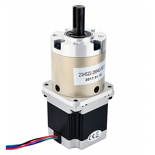 Motor paso a paso Nema 23 Bipolar L=56mm con relación de transmisión 15:1 Reductor planetario Motor paso a paso Nema 23 Bipolar L=56mm con relación de transmisión 15:1 Reductor planetario