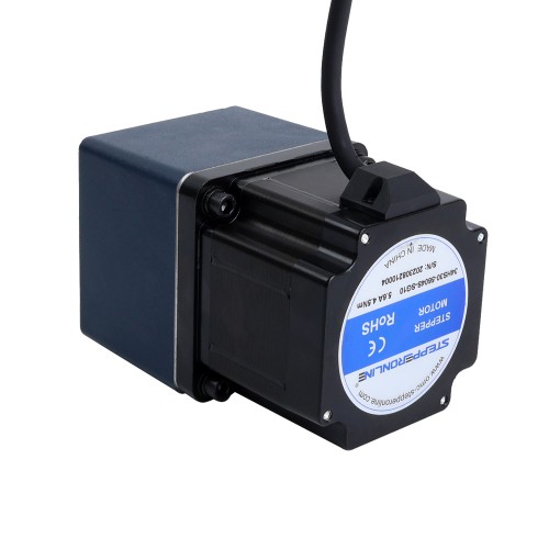 Motor paso a paso Nema 34 L = 76mm Relación de engranajes Caja de engranajes rectos 10:1