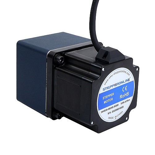 Motor paso a paso Nema 34 L = 76mm Relación de engranajes Caja de engranajes rectos 20:1