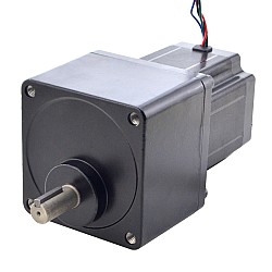 CN en oferta - Nema 34  Bipolar L=97mm con eje trasero y Relación de transmisión 13:1 Caja de engranajes rectos