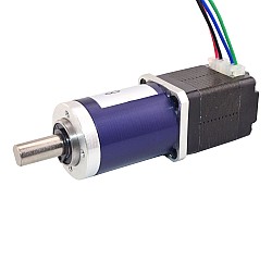 Motor paso a paso Nema 8 Bipolar 0.2A L=38mm con relación de transmisión 90:1 Reductor planetario