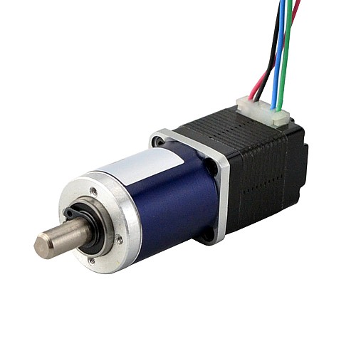 Motor pasoA paso Nema 8 Bipolar L=28mm con relación de transmisión 90:1 Reductor planetario Motor pasoA paso Nema 8 Bipolar L=28mm con relación de transmisión 90:1 Reductor planetario