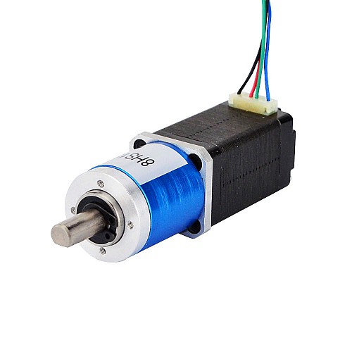 Motor pasoA paso Nema 8 Bipolar L=38mm con relación de transmisión 19:1 Reductor planetario Motor pasoA paso Nema 8 Bipolar L=38mm con relación de transmisión 19:1 Reductor planetario