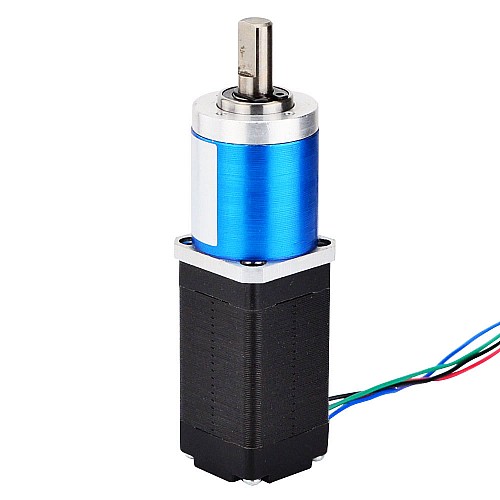 Motor pasoA paso Nema 8 Bipolar L=38mm con relación de transmisión 19:1 Reductor planetario Motor pasoA paso Nema 8 Bipolar L=38mm con relación de transmisión 19:1 Reductor planetario