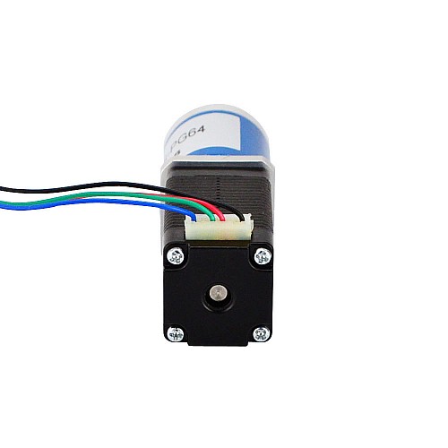 Motor pasoA paso Nema 8 Bipolar L=38mm con relación de transmisión 64:1 Reductor planetario Motor pasoA paso Nema 8 Bipolar L=38mm con relación de transmisión 64:1 Reductor planetario