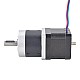 Motor de doble eje Nema 17 L=39mm Relación de transmisión 10:1 Reductor planetario de alta precisión Motor de doble eje Nema 17 L=39mm Relación de transmisión 10:1 Reductor planetario de alta precisión