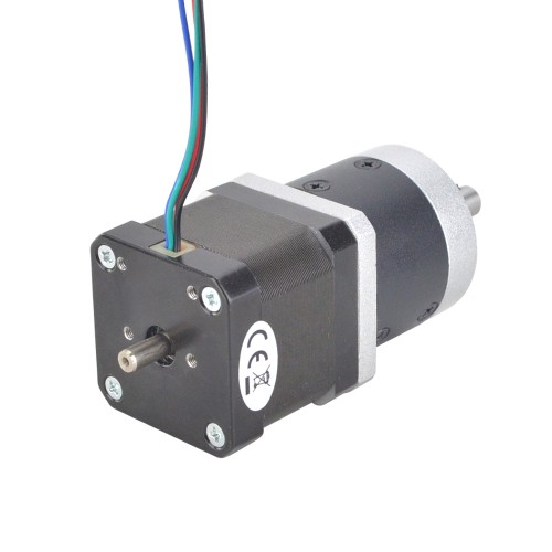 Motor de doble eje Nema 17 L=39mm Relación de transmisión 10:1 Reductor planetario de alta precisión Motor de doble eje Nema 17 L=39mm Relación de transmisión 10:1 Reductor planetario de alta precisión
