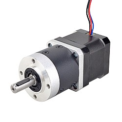 Motor de doble eje Nema 17 L=39mm Relación de transmisión 10:1 Reductor planetario de alta precisión