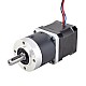 Motor de doble eje Nema 17 L=39mm Relación de transmisión 10:1 Reductor planetario de alta precisión Motor de doble eje Nema 17 L=39mm Relación de transmisión 10:1 Reductor planetario de alta precisión