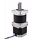 Motor Nema 23 L=56mm Relación de transmisión 5:1 Reductor planetario de alta precisión Motor Nema 23 L=56mm Relación de transmisión 5:1 Reductor planetario de alta precisión