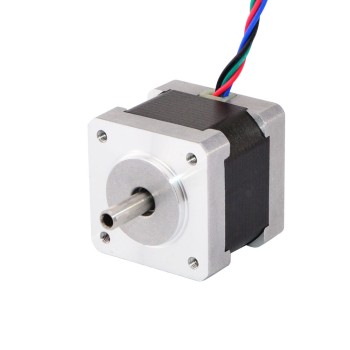 Motor paso A paso de eje hueco Nema 14 Bipolar 18Ncm(25,5oz.in) 0,8A 35x35x34mm