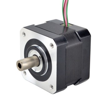 Motor paso A paso de eje hueco Nema 17 Bipolar 0.25Nm(35.4oz.in) 1.5A 42x42x33.8mm