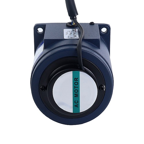 Fase única 110VAC 25W 60Hz Brida 80mm Relación de transmisión 5:1 Motor de inducción de CA con caja de cambios rectos 25W 110VAC 60Hz 18-310RPM 0,61Nm(86,38oz.in) Brida 80mm Motor de velocidad variable de CA monofásico con caja de cambios rectos - 4IK25RGN-A/4GN5K | StepperOnline