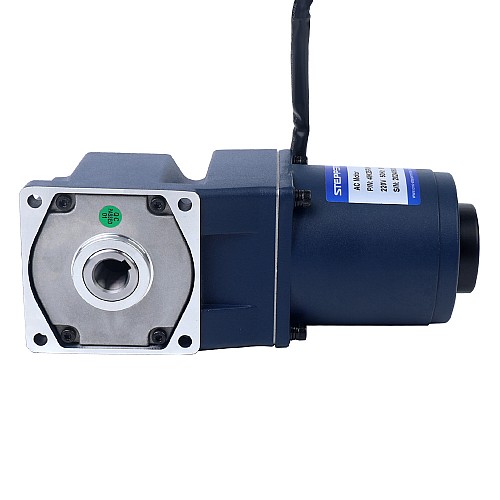 25W 110VAC 6,50Nm(920,47oz.in) Motor de velocidad variable de CA monofásico con caja de cambios en ángulo recto 25W 110VAC 6,50Nm(920,47oz.in) Motor de velocidad variable de CA monofásico con caja de cambios en ángulo recto