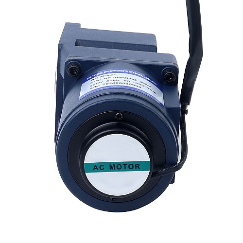 25W 110VAC 6,50Nm(920,47oz.in) Motor de velocidad variable de CA monofásico con caja de cambios en ángulo recto 25W 110VAC 6,50Nm(920,47oz.in) Motor de velocidad variable de CA monofásico con caja de cambios en ángulo recto