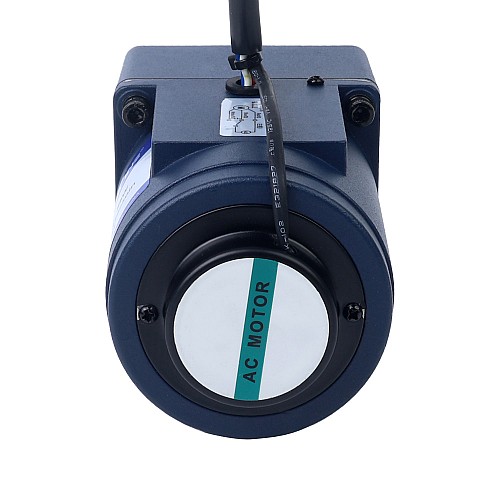 Fase única 110VAC 25W 60Hz Brida 80mm Relación de transmisión 5:1 Motor de inducción de CA con caja de cambios rectos 25W 110VAC 60Hz 18-310RPM 0,61Nm(86,38oz.in) Brida 80mm Motor de velocidad variable de CA monofásico con caja de cambios rectos - 4IK25RGN-A/4GN5K | StepperOnline