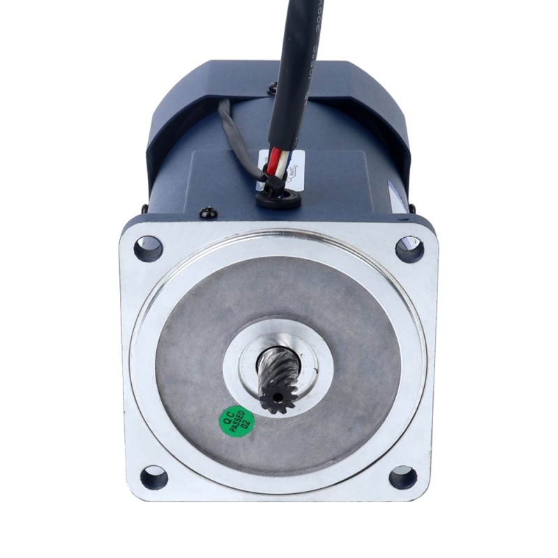 120W 220VAC 12,00Nm(1699,32oz.in) Motor de velocidad variable de CA monofásico con caja de cambios en ángulo recto