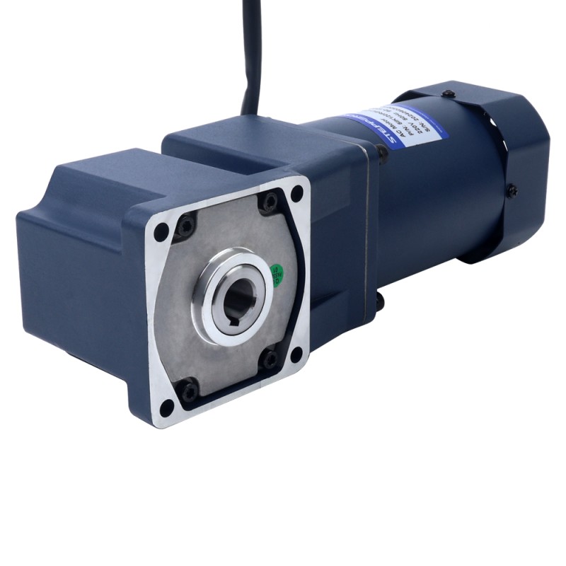 120W 220VAC 12,00Nm(1699,32oz.in) Motor de velocidad variable de CA monofásico con caja de cambios en ángulo recto