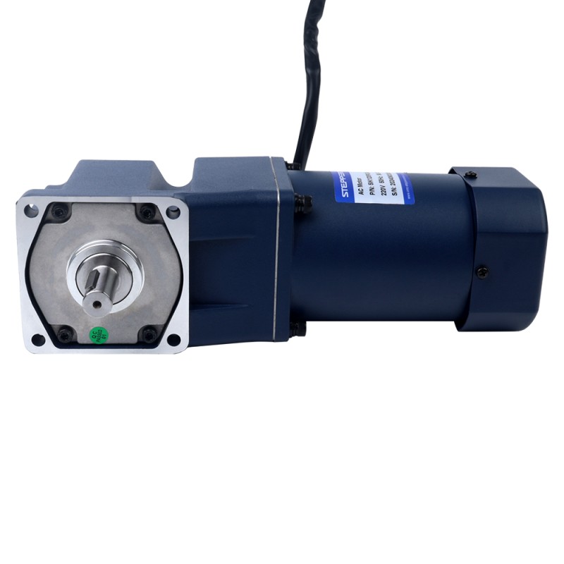 120W 220VAC 6,20Nm(877,98oz.in) Motor de velocidad variable de CA monofásico con caja de cambios en ángulo recto