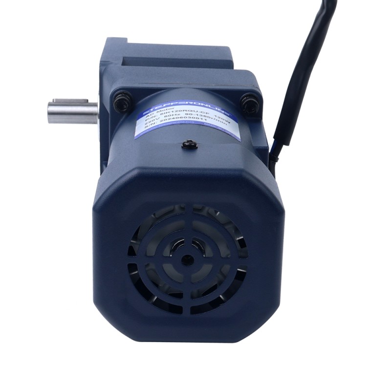 120W 220VAC 6,20Nm(877,98oz.in) Motor de velocidad variable de CA monofásico con caja de cambios en ángulo recto