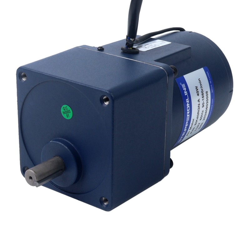 40W 220VAC 6-90RPM 3,57Nm(505,55oz.in) Motor de velocidad variable de CA monofásico con caja de cambios rectos