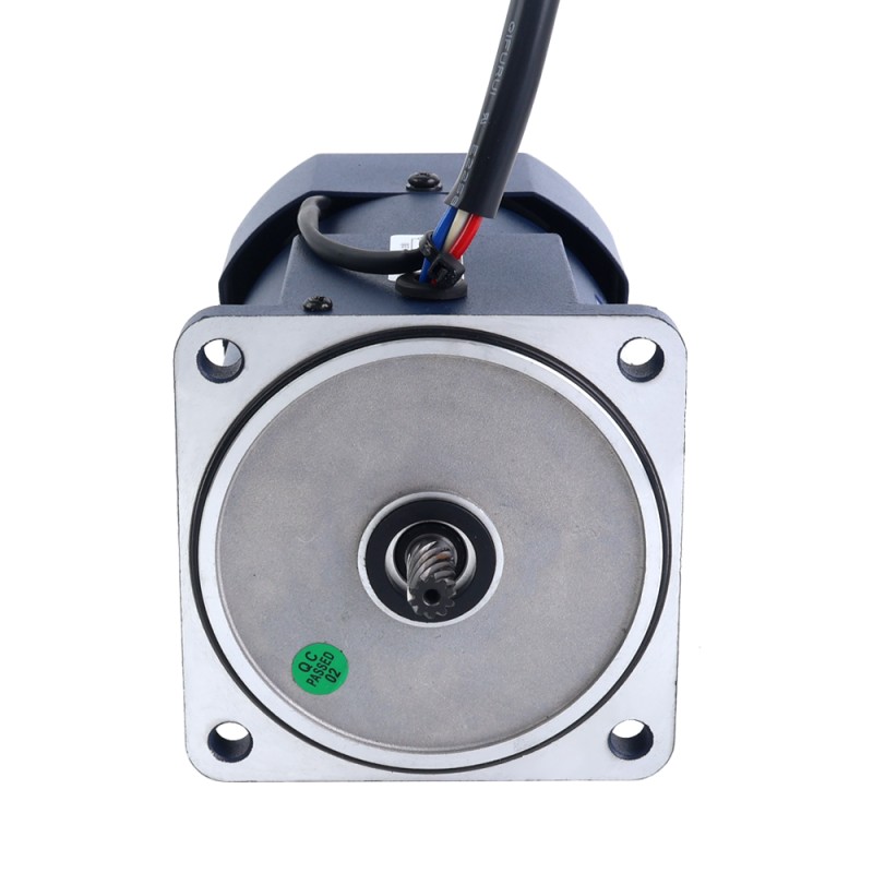 60W 220VAC 6-90RPM 4,93Nm(698,15oz.in) Motor de velocidad variable de CA monofásico con caja de cambios rectos