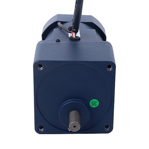 Fase única 110VAC 60W 60Hz Brida 90mm Relación de transmisión 50:1 Motor de inducción de CA con caja de cambios rectos 60W 110VAC 60Hz 1,8-31RPM 10,00Nm(1416,12oz.in) Brida 90mm Motor de velocidad variable de CA monofásico con caja de cambios rectos - 5IK60RGN-AF/5GN50K | StepperOnline
