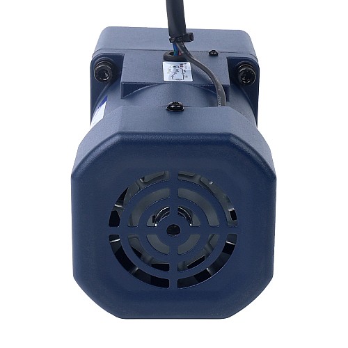 Fase única 110VAC 60W 60Hz Brida 90mm Relación de transmisión 50:1 Motor de inducción de CA con caja de cambios rectos 60W 110VAC 60Hz 1,8-31RPM 10,00Nm(1416,12oz.in) Brida 90mm Motor de velocidad variable de CA monofásico con caja de cambios rectos - 5IK60RGN-AF/5GN50K | StepperOnline
