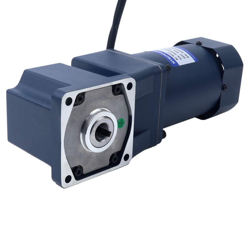 90W 220VAC 9-135RPM 4,60Nm(651,41oz.in) Motor de velocidad variable de CA monofásico con caja de cambios en ángulo recto