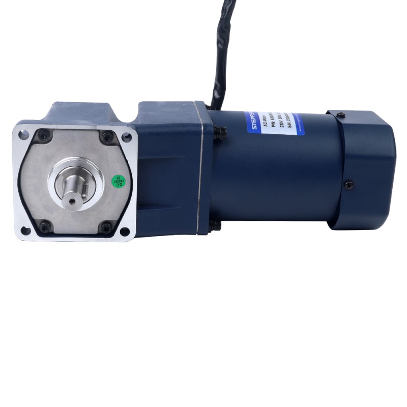 90W 220VAC 14,00Nm(1982,54oz.in) Motor de velocidad variable de CA monofásico con caja de cambios en ángulo recto