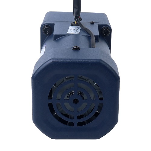 Fase única 110VAC 90W 60Hz Brida 90mm Relación de transmisión 30:1 Motor de inducción de CA con caja de cambios rectos 90W 110VAC 60Hz 3-51,67RPM 10,43Nm(1477,01oz.in) Brida 90mm Motor de velocidad variable de CA monofásico con caja de cambios rectos - 5IK90RGU-AF/5GU30KB | StepperOnline