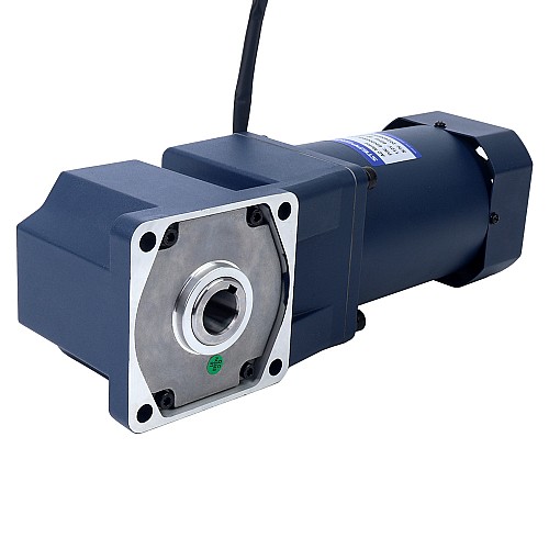 200W 110VAC 60Hz 4,5-77,5RPM 21,00Nm(2973,81oz.in) Brida 104mm Motor de velocidad variable de CA monofásico con caja de cambios en ángulo recto - 6IK200RGU-AF/6GU20RC | StepperOnline