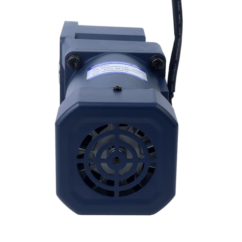 200W 220VAC 60,00Nm(8496,6oz.in) Motor de velocidad variable de CA monofásico con caja de cambios en ángulo recto